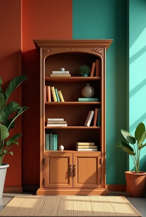 The cover of a YouTube video about a bookcase in brown colors, red, green and blue 
Without the Lord 