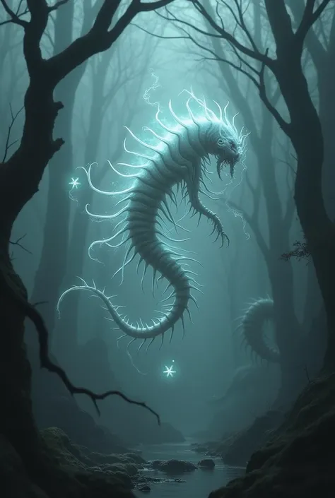 Ghost centipedes 

