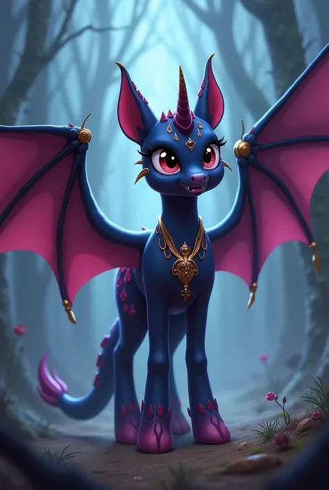 My little pony, One bat pony, dynamic pose 