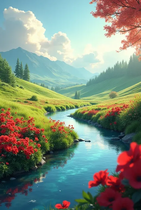 Red Flower Stream