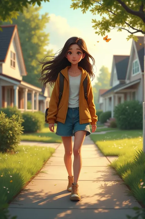 in a quiet suburban neighborhood, lived a curious young woman named Bella. She was known for her adventurous spirit and her insatiable curiosity.