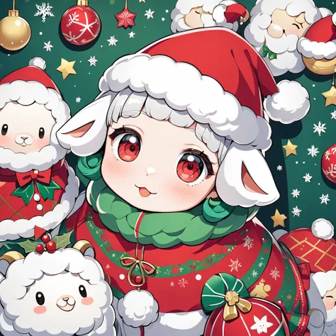  Christmas, A cute sheep