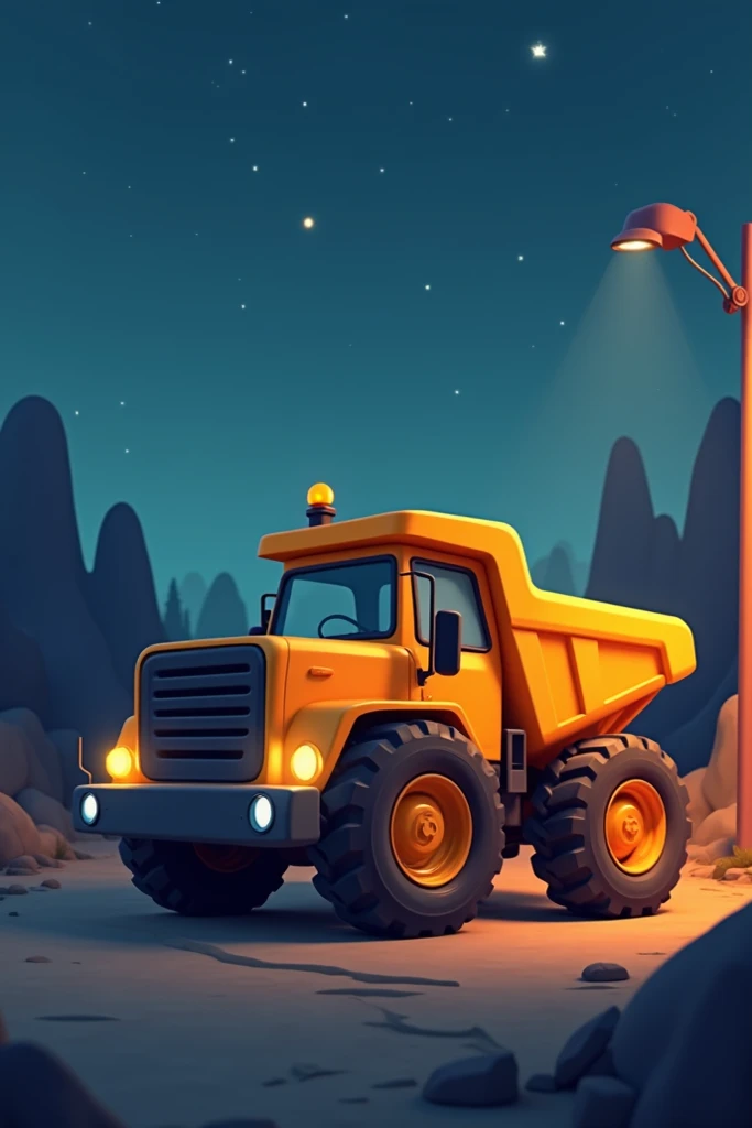  animated construction vehicle sleeping