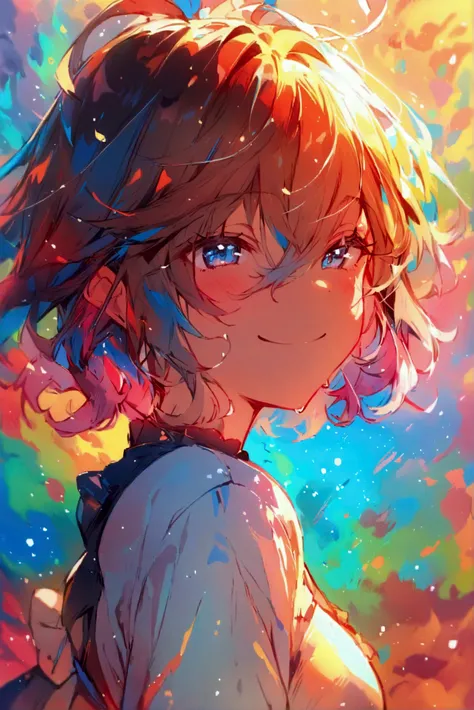  smiles,  1 girl,  best quality,  illustration , 