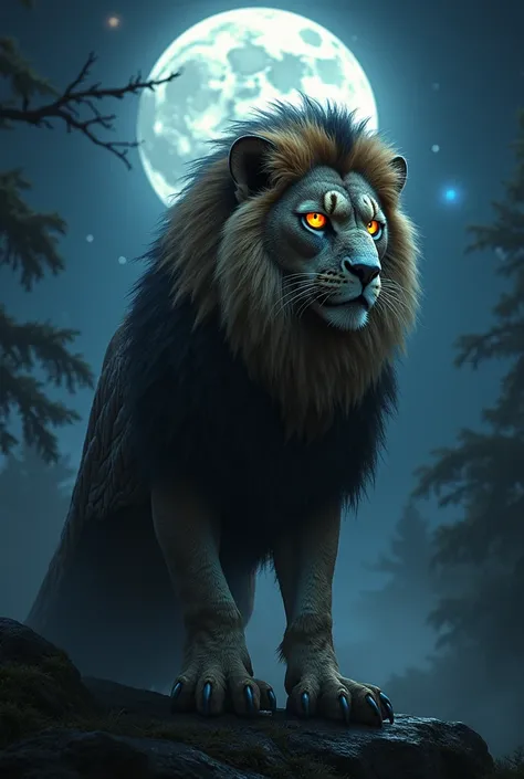 hybrid between a lion and an owl