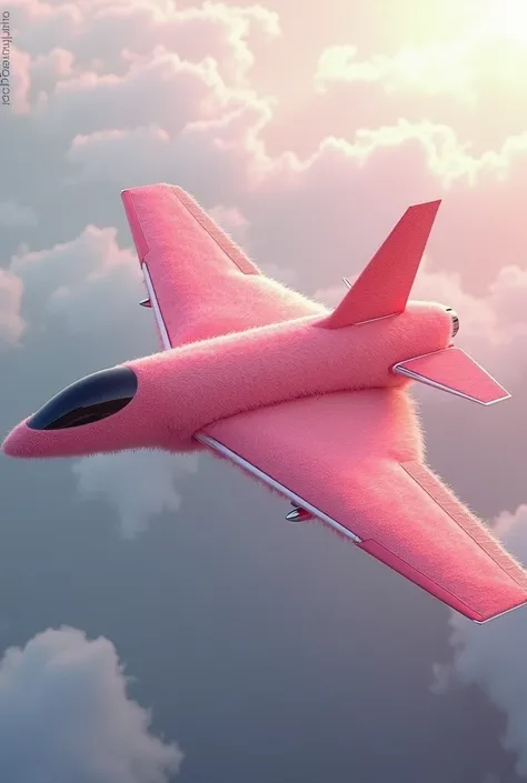 Flamingo plane look like flamingo, desing