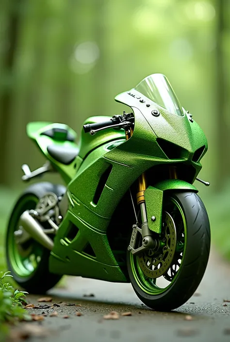 MotoGP is made of artistic and aiconic bamboo it is amazing light green color