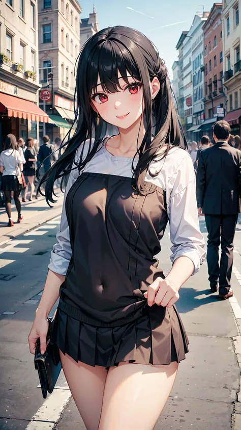 ( masterpiece,  top quality: 1.2),  anime style,  super detail ,  great lighting, (1 girl: 1.3), ( High resolution :1.2),(​ masterpiece、de primera calidad:1.2), Very detailed eyes ,,  perfect face , cuerpo femenino muy hermoso, beautiful thighs,  medium br...