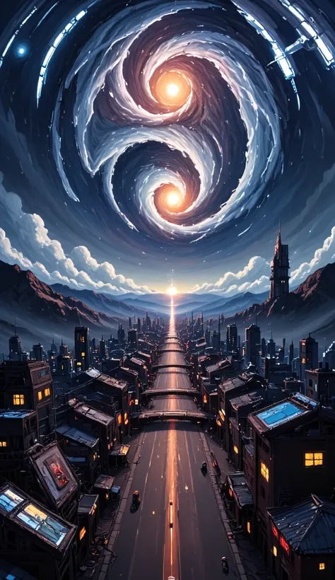  the city of future science and technology,sci-fi city building,The firmament is deep, the stars are narrating, the poetry is far away, the artistic conception of Chinese style, the interlacing of time and space, the light and shadow of science and technol...