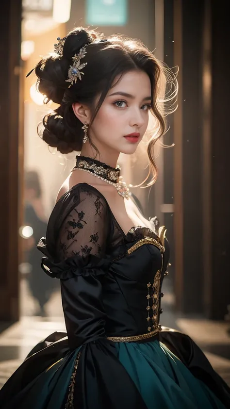 ( masterpiece,  Premium Quality,  Best Quality ,【8k, [girl, super detailed, original photo:1.5),(Realistic photos:1.4),( Cinematic lighting ),  PerfectNwsJmajic , ,  Surrealism , UHD, precise,  Super Fine,  Textured skin ,  high detail,  Best Quality ,  dy...