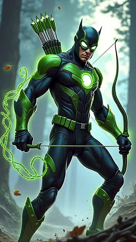 Hawkeye’s arrows have been transformed into living tendrils by the Lasher symbiote, each one a dangerous, writhing weapon. His green and black armor now pulses with symbiote energy, enhancing his agility and precision. The Lasher symbiote wraps around his ...