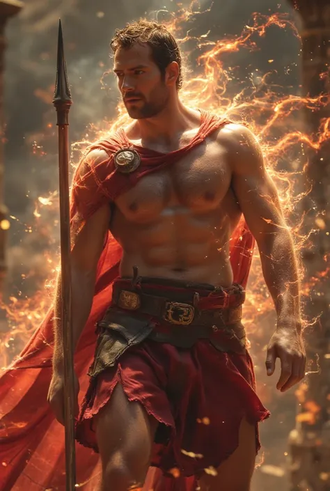 (masterpiece:1.2, Exceptional Quality, Mirror-like, Cinematic Experience, Best illustrations:2.0), Ultra-high resolution, Very detailed, 8k, wallpaper, (Super sexy attractive European man 30 years old:0.5), (Super muscular:2.0), (h3nr4, Henry Cavil:2.0), (...