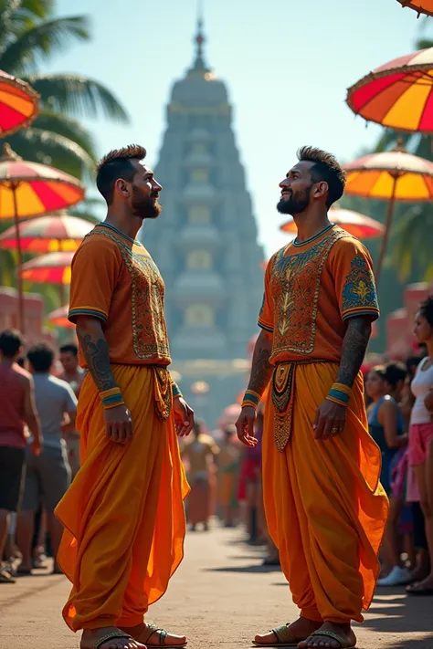 Messi and neymar in trissur pooram kerala