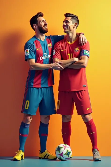 Messi and ronaldo friend cover pic