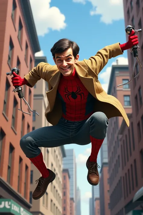 Mr bean plus spider man 