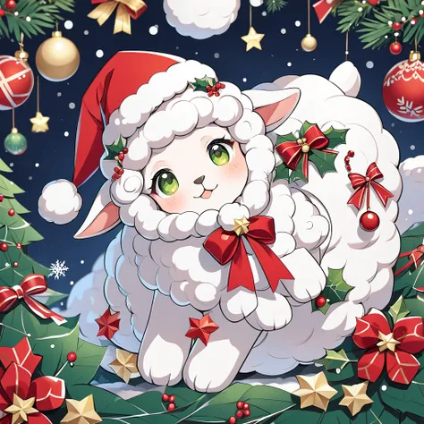  Christmas, A cute sheep