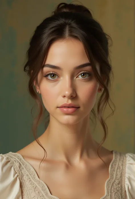 (masterpiece, best_quality:1.2), 1woman, solo, beautiful detailed eyes, beautiful detailed lips, extremely detailed face, longeyelashes, elegant dress, serene expression, natural lighting, bright color palette, photorealistic, cinematic, award winning digi...