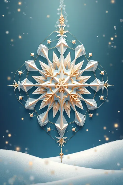 Create a christmas unique and detailed design using multiple shapes, choosing wisely, utilizing transformations like translation, rotation, and reflection, and exploring different color combinations to enhance aesthetic appeal and visual interest, while ma...