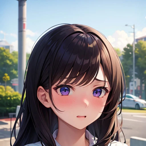 1girl, (masterpiece,best quality, official Art,ultra detailed:1),face focus, 
(embarrassed:1.2)