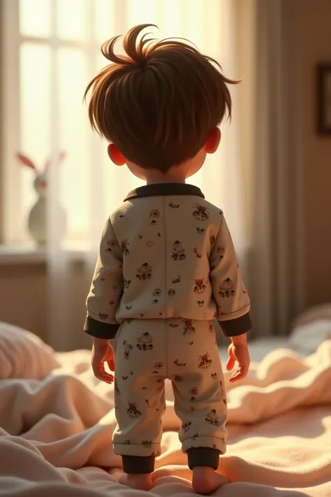  boy back side pajama picture