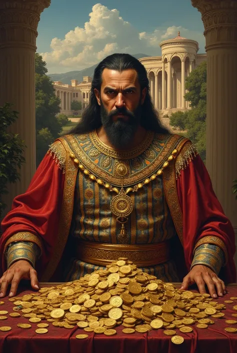 Politician from the Persian Empire accepting suburbs and being corrupt 