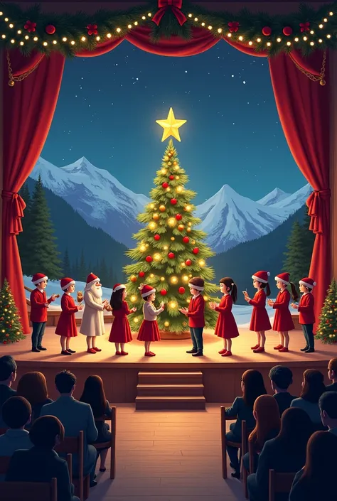 Christmas concert On December 10 at the Aurora School in Chile at 19:30 hrs