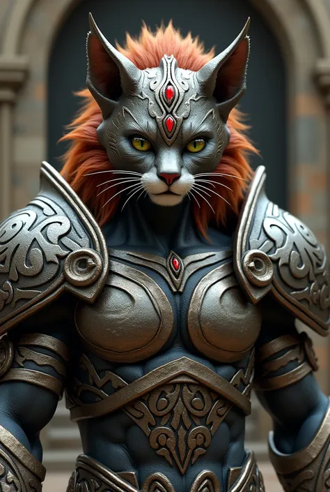 Thundercats warrior Celtic knot patterns gothic style, 3D effect ultra-detailed intricate insanely full HD, cgsociety contest winner, artstation quality intense gaze, expressive eyes, ultra-realistic depth of field, motion lines, action painting cinematic ...