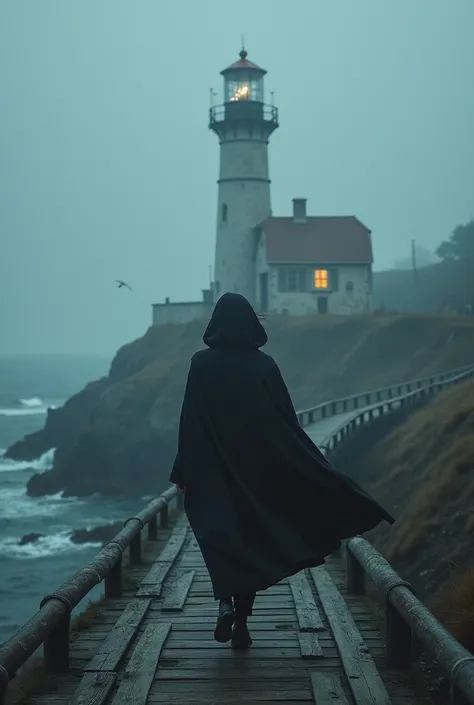 A mysterious girl comes to a lighthouse on the outskirts of a fishing village