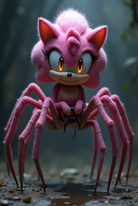 Make Amy the sonic become a spider