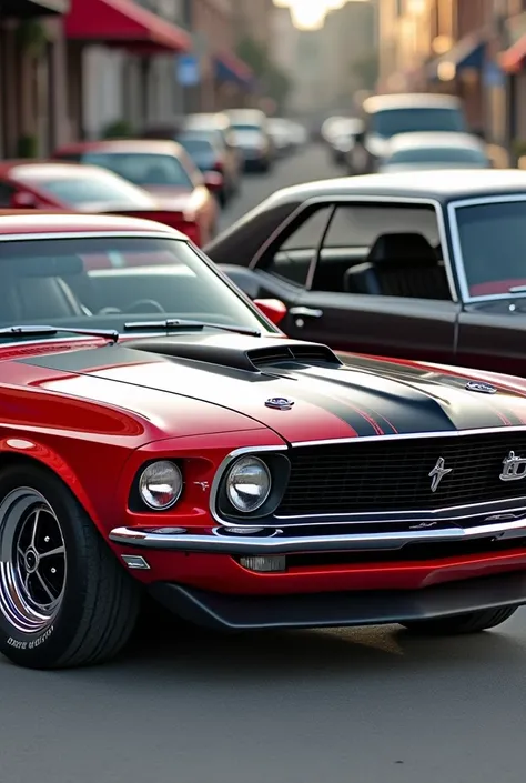 Give me a pic of two old muscle cars hd pic 
They should be able to see whole body
