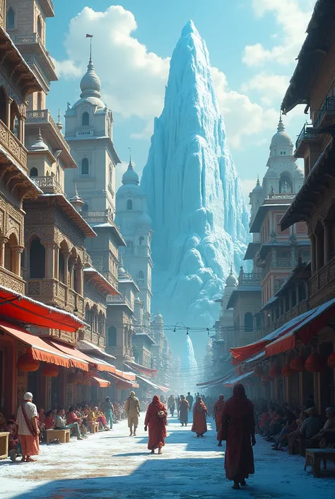 Indian cities with ice 