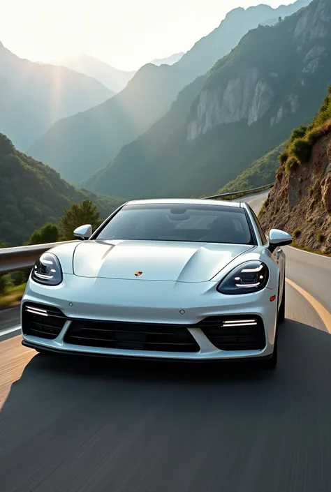 White Porsche Panamera 4s