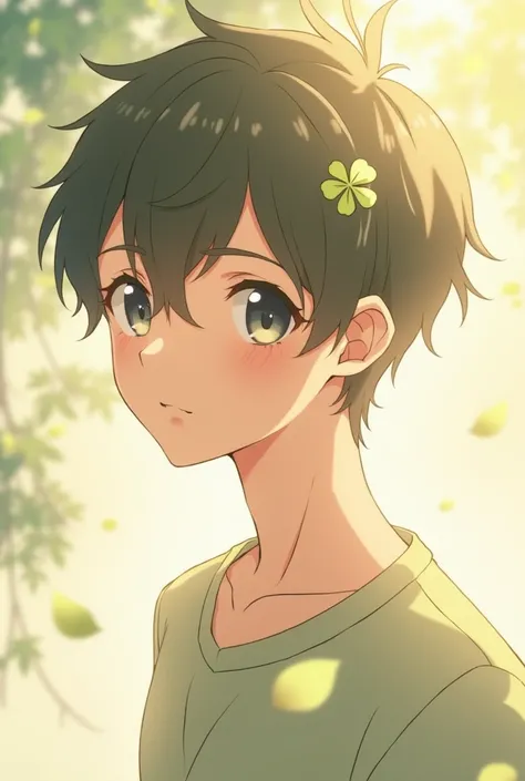 My own anime, soft boy, clover. Make it as a profile picture