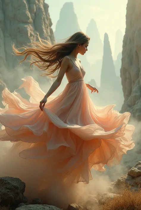 1girl,Petal skirt,A long dress hem resembling smoke,Petal pattern,long hair in the wind,Advanced sense,fashion,
still photography, looping video, mesmerizing movement, captivating visuals, seamless blend, engaging storytelling, Vorticism, angular forms, dy...