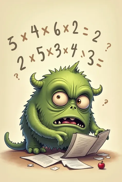 Monster Stupid idiot cant learn the multiplication table 