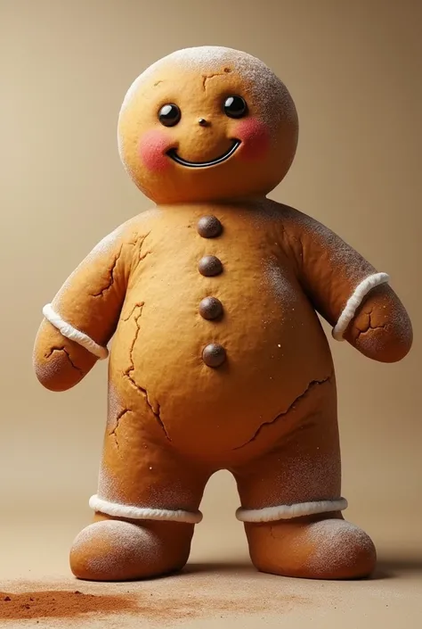 Three foot ginger bread man man, it should be obvious it is three foot