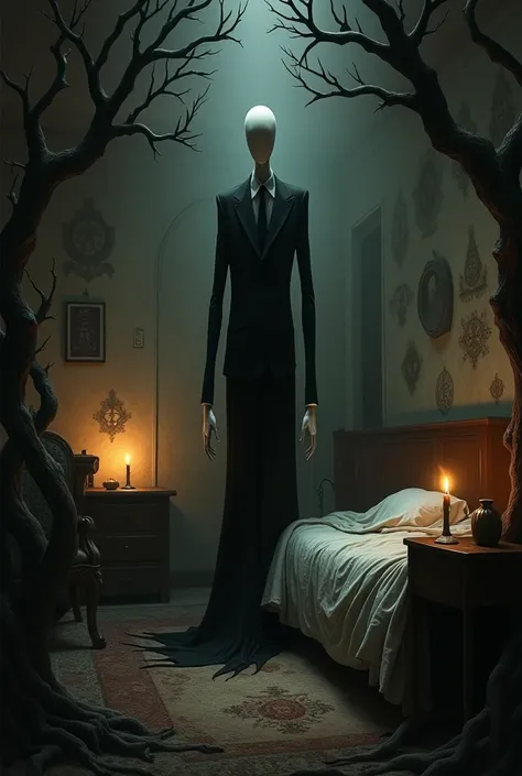 Slenderman , Demonic bedroom theme 