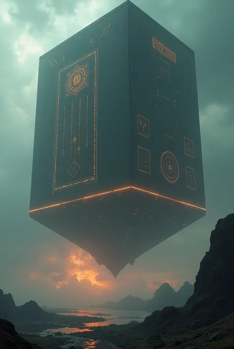 The Void Colossus

Hovering motionless in the stratosphere, this massive, block-like vessel casts a shadow across continents. Its surface is covered in glowing glyphs that shift and rearrange, creating an ominous visual as if the ship itself is alive. The ...