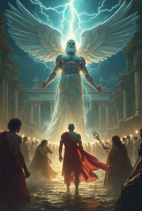 
 Zeus and the Rebellion of the Gods

In a forgotten time,  in the immense heavenly sea and the dark underworld ,  the gods faced imminent chaos . Zeus,  known for his imposing leadership ,  had lost control over some minor gods than ,  tired of living und...