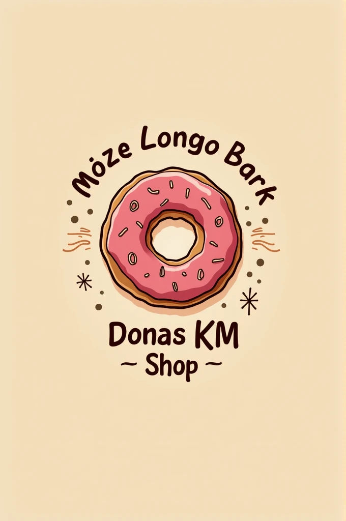 A Donas logo that says donas KM shop 
