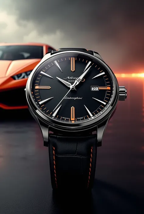 As an analog hand watch related to a Lamborghini 