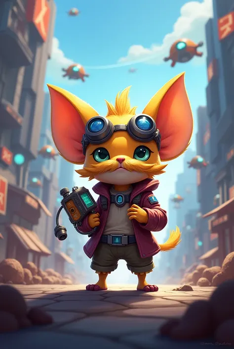 Phone wallpaper,  Heimerdinger League of Legend Phone Wallpaper 