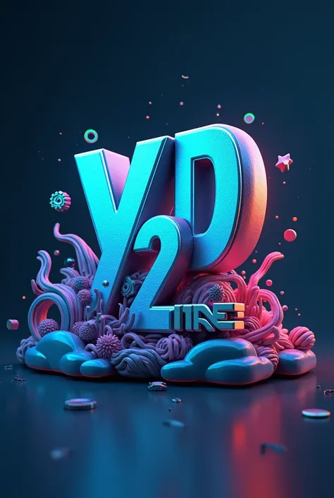 " Create a 3D logo for Yutax _3D ,  that represent creativity and innovation in the world of 3D printing.  The logo must include the name Yutax _3D  en una tipografía moderna y dinámica,  with a three-dimensional effect that highlights .  Incorporate visua...