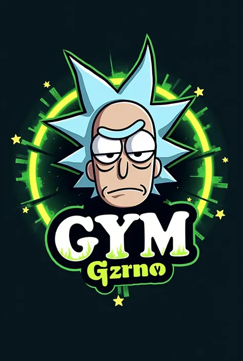 Make me a logo for a Rick themed gym 