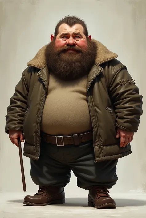 Fat russian man