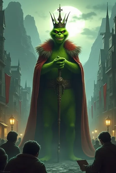 Grinch as a king