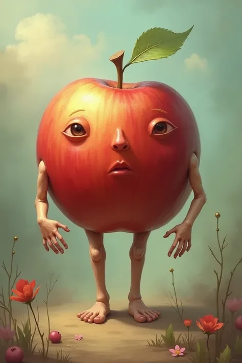 apple with human body