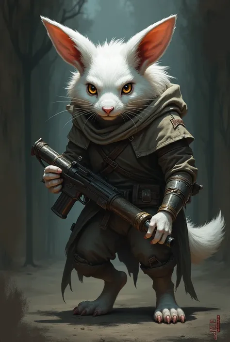 Harengon white rogue man