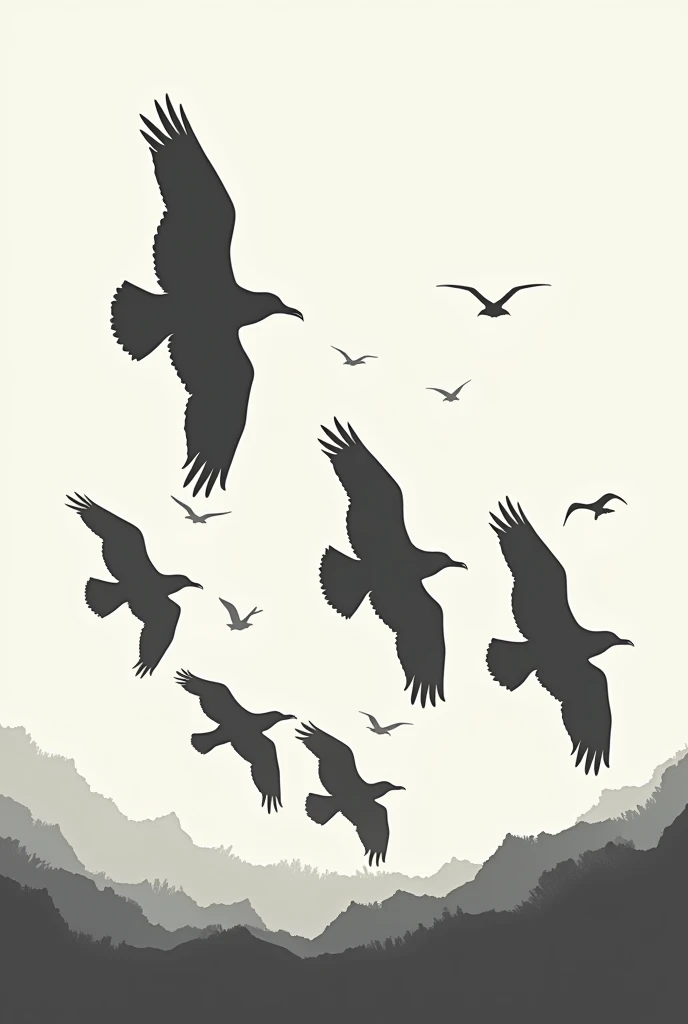 Flying Birds Silhouette