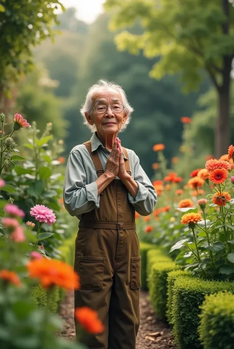 Picture of a master gardener doing shh